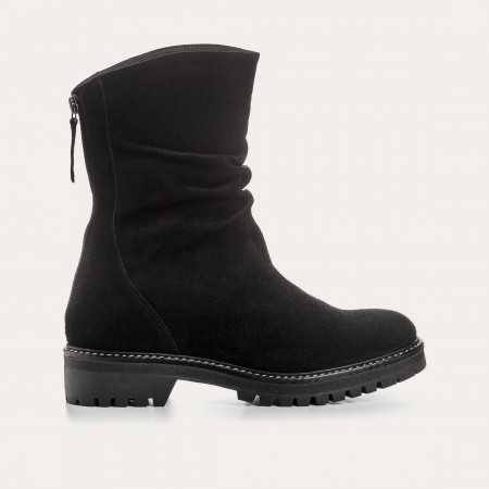 BOOTS DUNK CUIR VELOURS