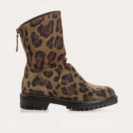 BOOTS DUNK CUIR VELOURS...
