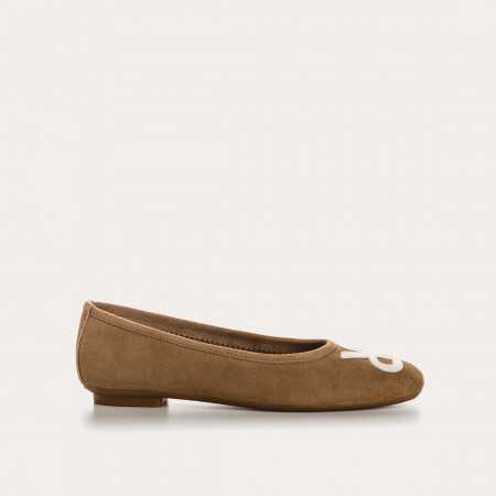 BALLERINES HOPA CUIR...