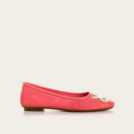BALLERINES HOPA CUIR/ECLAT