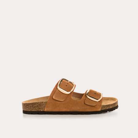 MULES MERCURE CUIR VELOURS