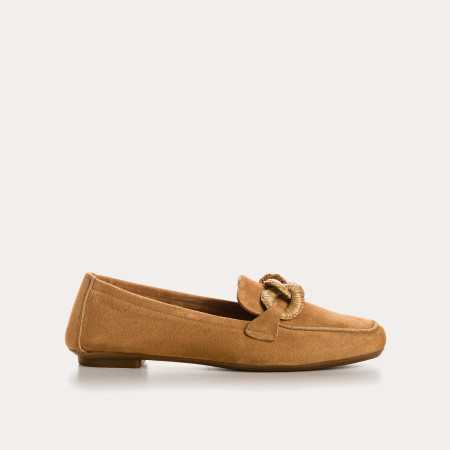 MOCASSINS HAMAYA CUIR VELOURS