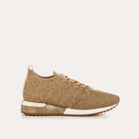 BASKETS INES CROCHET LAME