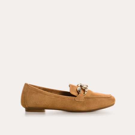 MOCASSINS HILDA CUIR VELOURS