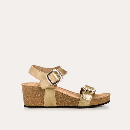 SANDALES QUEENIE VERNIS GRAINE