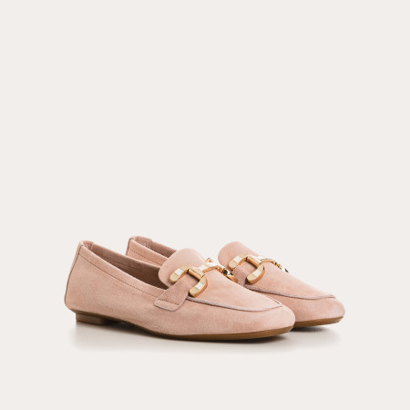 MOCASSINS HORPHEA CUIR VELOURS