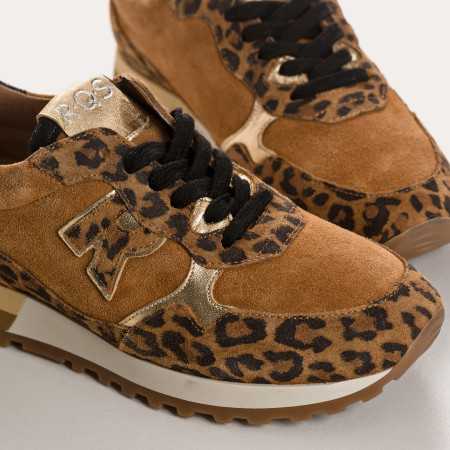 BASKETS MANIA CUIR VELOURS...