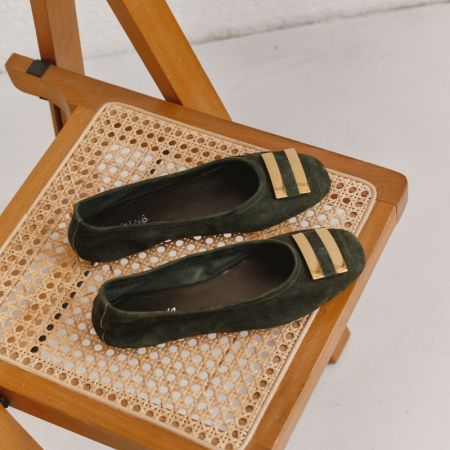 BALLERINES HIPPOLYTE CUIR...